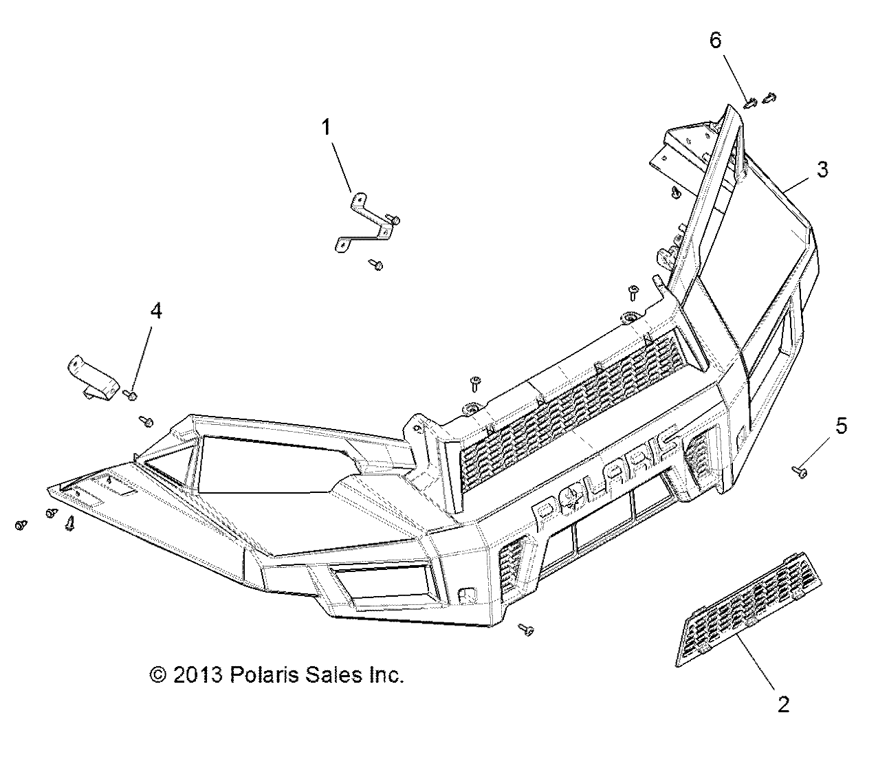 BODY, BUMPER - R16B1PD1AA/2P (49BRUTUSBUMPER13D)